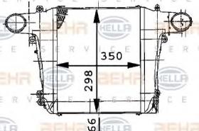 BEHR HELLA SERVICE 8ML376724131 - INTERCOOLER NISSAN ECO-ATLEON **PRECIO NETO**