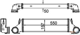 BEHR HELLA SERVICE 8ML376777241 - INTERCOOLER BMW X5