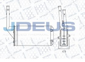 JDEUS 207B04 - CALEFACTOR CITROEN SAXO - PEUGEOT