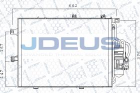 JDEUS 720M49 - CONDENSADOR OPEL CORSA C