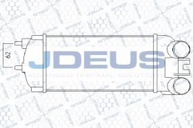 JDEUS 807M58A - INTERCOOLER CITROEN BERLINGO 1.6HDI