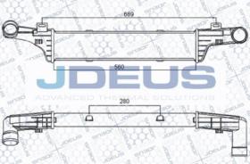 JDEUS 817M33A - INTERCOOLER MERCEDES