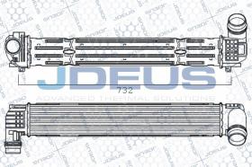 JDEUS 823M91A - INTERCOOLER RENAULT MEGANE