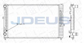 JDEUS RA0010180 - RADIADOR AUDI A4/A6 `94-