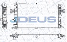 JDEUS RA0201000 - RADIADOR OPEL ASTRA H 2.0 TURBO