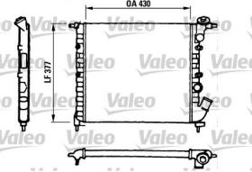 VALEO 730055 - RADIADOR RENAULT 19