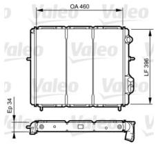 VALEO 730183 - RADIADOR RENAULT CLIO 1.9D 91-98