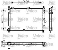 VALEO 731022 - RADIADOR OPEL ASTRA 1.7TD