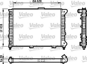 VALEO 732011 - RADIADOR ALFA ROMEO 156