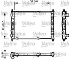 VALEO 732787 - RADIADOR FIAT BRAVA/-O 1.9TD