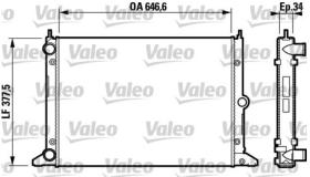 VALEO 732797 - RADIADOR SEAT ALHAMBRA