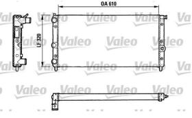 VALEO 811067 - RADIADOR FIAT DUNA