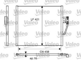 VALEO 817248 - CONDENSADOR BMW SERIE 5 E39