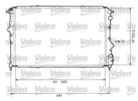 VALEO 819431 - RADIADOR RENAULT ESPACE II