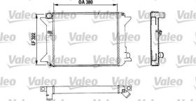 VALEO 883464 - RADIADOR CITROEN VISA/C15