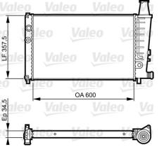 VALEO 730494 - RADIADOR CITROEN BX