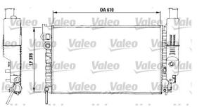 VALEO 730512 - RADIADOR PEUGEOT 405 1.9D