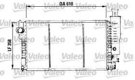 VALEO 730576 - RADIADOR PEUGEOT 405