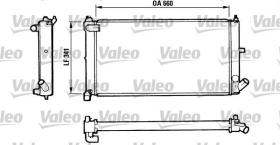 VALEO 810954 - RADIADOR CITROEN BX