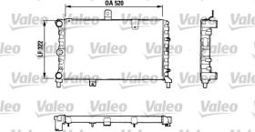 VALEO 811057 - RADIADOR LANCIA PRISMA - DELTA