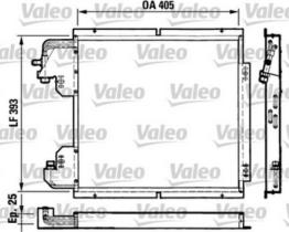 VALEO 816782 - CONDENSADOR RENAULT CLIO 1.7