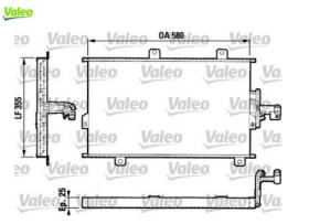 VALEO 816819 - CONDENSADOR ALFA ROMEO