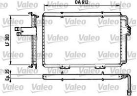 VALEO 816821 - CONDENSADOR RENAULT ESPACE