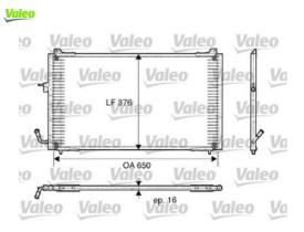 VALEO 817375 - CONDENSADOR PEUGEOT 406