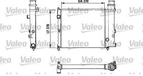 VALEO 883772 - RADIADOR CITROEN BX