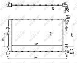 NRF 50148 - RADIADOR VW TIGUAN 1.4 TSI