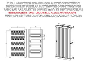 COG CAC093 - PANAL ALUMINIO 350X187X50 INTERCOOLER SUZUKI GRAND VITARA