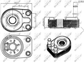 NRF 31323 - REF. ACEITE FIAT DOBLO `01