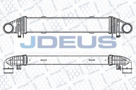 JDEUS 817M29 - INTERCOOLER  MERCEDES