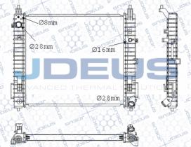 JDEUS M0190480 - RADIADOR NISSAN NOTE