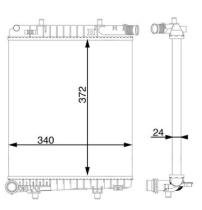 MAHLE CR1592000S - RADIADOR CITROEN JUMPER-FIAT DUCATO