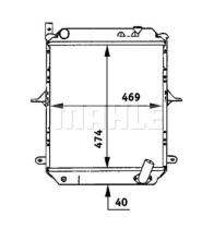 MAHLE CR722000P - RADIADOR NISSAN CABSTAR PL/AL