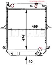 MAHLE CR724000P - RADIADOR NISSAN CABSTAR-ATLEON PLASTICO