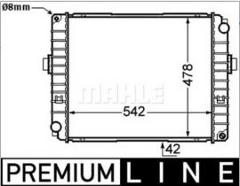 MAHLE CR757000P - RADIADOR IVECO EUROCARGO