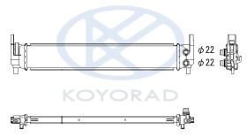 KOYO PL443513 - RAD. VW Help cooler A3 / Golf VII / Touran / Leon / Octavia