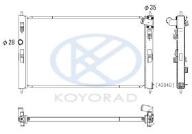 KOYO PL033329 - RAD. MITSUBISHI / PSA ASX 2.2 DID / C4 / 4008 1.8 HDI M/A 04