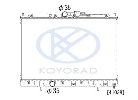 KOYO PL031280R - RADIADOR MITSUBISHI MONTERO