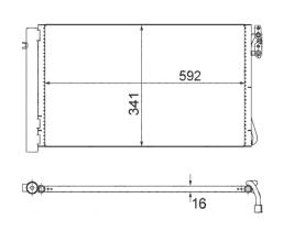 KOYO CD420634 - COND. BMW 4WD 1 / 3 / X1 series 2.0 Di M/A 08/04-.