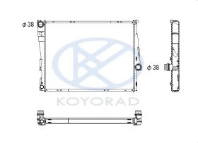 KOYO PL422857R - RAD. BMW 3 Series E46 M / A 01/98-