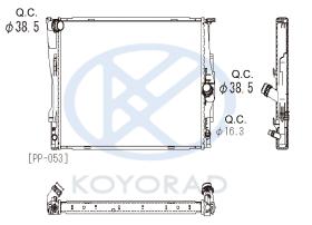 KOYO PL422086 - RAD. BMW 1 / 3 / X1 /Z series 2.5 / 3.0i Aut 03/05-