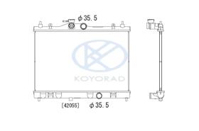 KOYO PL021939 - RAD. NISSAN Juke / Cube 1.6 Petrol 06/10-