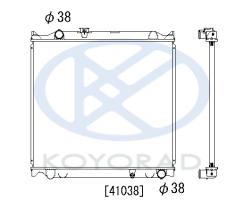 KOYO PL013174U06T - RADIADOR TOYOTA LANDCRUISER 3.0 TD KZJ90