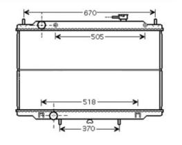 R.D. DN314 - RAD. NISSAN PICK UP (D22) 2.5 Di  03.2002 - 12.2010