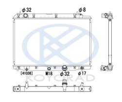 KOYO PL082586 - RAD. HONDA CR-V 2.2 CDTI * 10/04-