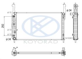 KOYO PL313203 - RAD. CREVROLET / OPEL Antara 2.0 CDTi / Captiva 2.0 VCDi Aut