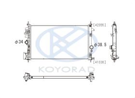 KOYO PL462648 - RAD. OPEL insignia 2.0 CDTi Man. 07/08-.